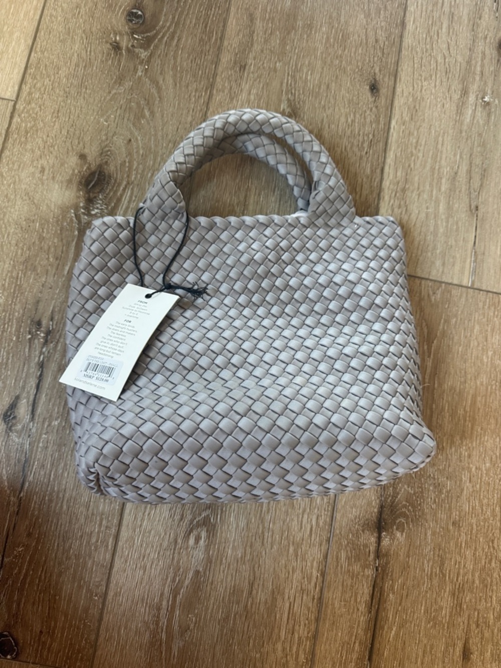 Last 1! NWT Sky's The Limit - Woven Neoprene Small Crossbody in Fog - Picture 4 of 8